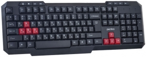Perfeo клавиатура "COMMANDER" Multimedia, USB, чёрн, GAME DESIGN (PF-006)  PF_5194